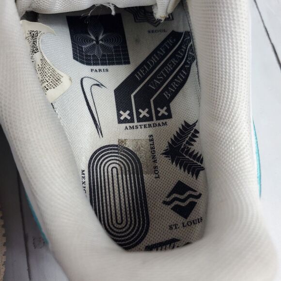 Nike Air Force 1 Premium Worldwide Pack Fury Mens Size 7.5 White Blue CK7213-100 main image 5